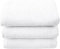 Tuva Home Serviettes D'hôtel Blanches Serviette en Coton Hôtel Wellness Spa Sauna Serviette De Bain Serviette Éponge Professionnelle 100% Coton 70 X 140 Cm 600 G/m² Lot De 3 (Blanc)