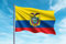 OEDIM Bandiera dell'Ecuador 150 x 85 cm rinforzata e con impunture Bandiera con 2 occhielli metallici e impermeabile, giallo blu rosso, B0B831ZZ26