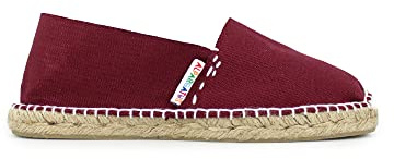 ALPARGATUS Espadrilles classiques en toile de couleur unie fabriquées en Espagne