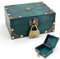 HAOBIN Schatzkiste Holztruhe Schatzkiste Aus Holz Schatztruhe Mit Schloss 15x12x7 Cm Schatztruhe Geldtruhe Piratentruhe SchmuckkäStchen Bastel-Geschenkbox Aufbewahrungsbox FüR Aufbewahrung Und Deko