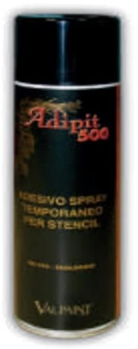 valpaint - Adesivo Spray TEMPORANEO per Stencil ADIPIT 500 - Senza CFC - Ecologico
