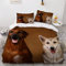 Rhodesian Ridgeback Bettwäsche 135x200 Kinder Bettwäsche Tierischer Hund Weiche Mikrofaser Bettbezug mit Reißverschluss Jungen Mädchen Bettwäsche-Set 3D Motiv Bettbezüge mit 2 Kissenbezug 80x80