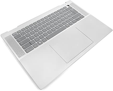 Dell Inspiron 7620 2-in-1 Silver Palmrest & Touchpad & FRENCH Backlit Keyboard - 0MN1PK + 06MHDF (GV30J) (Renewed)