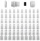60 Piece Cable Gland Set, Adjustable 3-15 mm IP68 Cable Glands, Grey Cable Grommet, Waterproof, M12, M16, M18, M20, M22, M24