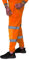 100% Polyester Hi Viz Mens Work Trousers Jogging Bottoms Safety Sweat Pants Multi Pockets Super Soft Hi Vis Cargo Security Work Wear Trousers (S, Orange)