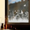 Neukids Weiße Blumen Gras Fensterbilder, Pusteblume Fensteraufkleber Selbstklebend, Weiß Blumen Frühling sommer Pflanzen Deko für Fenster, Wohnzimmer Schlafzimmer Küche Bad fenstersticker fensterdeko