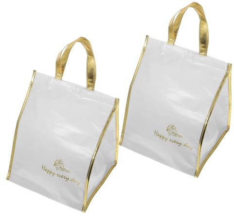 OKUMEYR 2 Sacchetti Isolanti Per Torte Sacchetti Per Cibi Caldi Sacchetti Isolanti Per Tote Con Coperchio Porta Torte Carrello Della Spesa Borse Per Generi Alimentari Portatile In