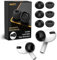 KASOTT Replacement Memory Foam Earplugs for AirPods Pro 1st and 2nd Generation, Perfect Noise Reduction, Ultra-Komfort, Anti-Rutsch-Ohrstöpsel, Passt in die Ladehülle (Black, Large)
