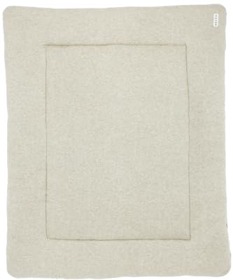 Meyco Baby Laufgittereinlage gestrickt fleece - Sand Melange - 77x97cm - Oeko-Tex Standard 100