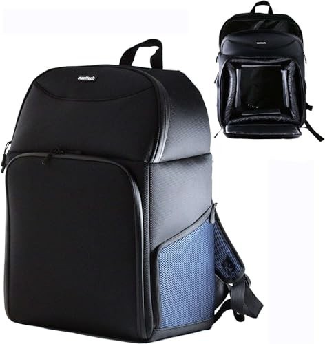 Navitech - Robuster Schwarzer Tragerucksack - Kompatibel Mit Dem ABIRAA Mini Laptop Projector