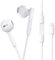 Auriculares con cable para iPhone, [Certificado MFi] HiFi Estéreo Cascos con cable con Micrófono y Control de Volumen para iPhone 14/14 Pro/13/13 Pro/12/11/X/Xs/8,Soporta Todo el Sistema i0S -Blanco