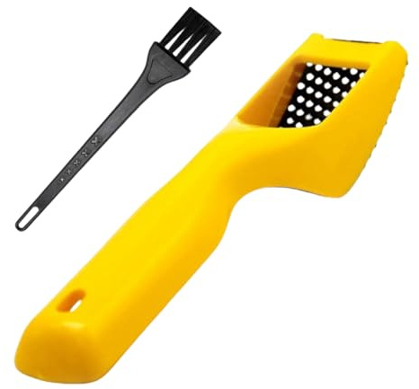 HTU Ceramic File Pottery Tool with Cleaning Brush Shredder Hand Rasp Shaper Tool Hand Rasp Shaver Tool for Pottery Clay Foam Sculpture Artists Tools
