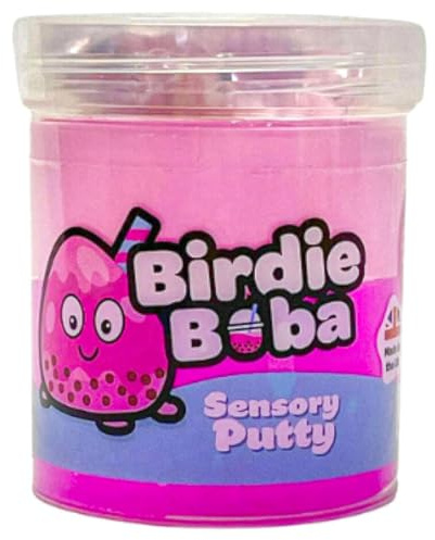 Putty Pals Collection - Birdie Boba Slime Party Sensory Putty Creative Activity- Educational Stress Relief Toys for Girls & Boys Kids