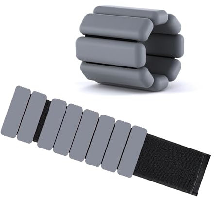 Handgelenkgewichte, 2 Stück Knöchelgewichte Set Gewichtsmanschetten für Fuß oder Handgelenk auf Bewegung Gehen Joggen Yoga Aerobic Pilates Walking Gewicht für Damen und Herren