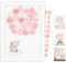 Gästebuch Taufe, Babyparty Gästebuch, Baby Shower Deko, Geschenk Mädchen, Babyparty Gender Reveal Party, Baby Taufbuch Mädchen, Elefanten Gästebild, Hochwertiger Weißem Holzrahmen, Aufklebe (Rosa)