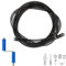 Gemsaya 2Pcs Rohrreinigungsspirale, 10M x Ø 12mm Abflussreiniger Spirale, Multifunktionale Rohrreinigungswelle mit Elektrischen & Manuellen Adaptern, Rohrreiniger mit Abflussreiniger Schneidkopf
