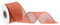 sourcing map Burlap Ribbon Fabric Wired Edge Ribbons Orange 2 Inch x 10 Yard Wired Ribbon for Gift Wrapping, Bow, Wreath, Christmas Tree, Flower Bouquet,with Roller