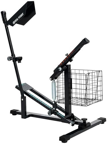 Franklin Sports Total Pitcher Baseball + Softball Training Aid - Pitching Machine + Ball Launcher for Batting + Fielding Practice - Spring Loaded Portable Pitching Machine for Backyard + Batting Cage