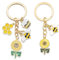 2 Pièces Clés sur Le Thème des Abeilles, Porte-Clés Créatif, Porte-Clés Mignon, Porte-Clés Amusant, Porte-Clés Décoratif.