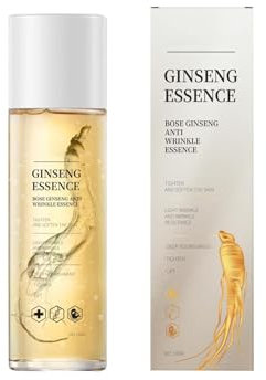 Ginseng Serum Gesicht, Straffende Flüssigkeit Anti-Falten Und Feuchtigkeitspflege Toner Gesicht Für Straffe Und Glatte Haut Reduziert Falten Und Linien Intensive Hautverjüngung 130ml (1PCS)