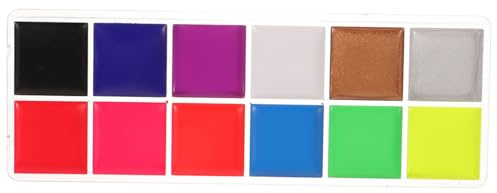 CALLARON Palette De Peinture Fluorescente Pour Visage Et Pour Halloween Et Cosplay Pour Et Événements Festifs