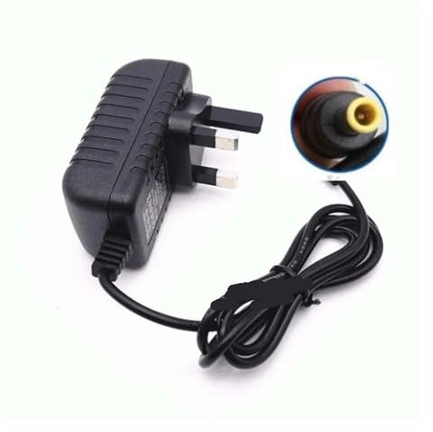 Adaptador de Corriente de 12 V y 1,5 A, Cargador, Fuente de alimentación de 100 V a 240 V CA, 50/60 Hz(UK)