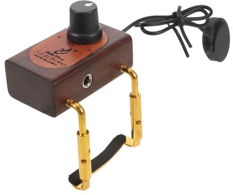 SOLUSTRE Dynamischer Violin-tonabnehmer Clip Kleine Saiteninstrumente Wie Cello Mandoline Banjo Ukulele Empfindlicher Akustischer Mikrofon-pickup zur Schonenden Klangverstärkung bei
