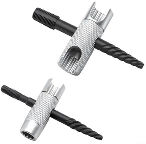 Lot de 2 outils d'installation 4 en 1 pour raccord de graisse hexagonal 3/8, 5/16, 7/16, 1/4-28 SAE 1/8 NPT M10x1 M8x1 Zerk