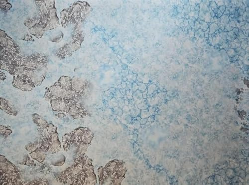 JustRolling6s Arctic Wasteland 60 by 44 Neoprene Wargaming Battle Mat suitable for AOS, 40k and other tabletop games