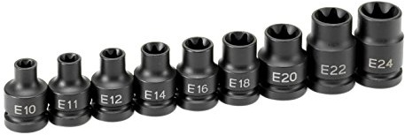 Grey Pneumatic 1319ET Impact Socket Set