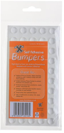 X 50-Self Adhesive Poly Bumpers