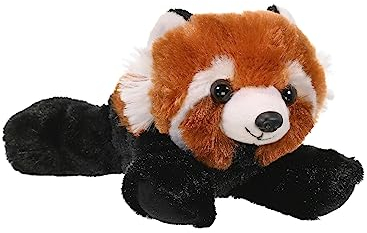 Wild Republic Hug'ems Plüschtier, Kuscheltier, Kleiner Panda 18cm
