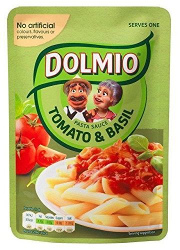 Dolmio Tomato & Basil Microwave Pasta Sauce 170g - Pack of 2