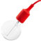 creative cables - E27-Lampenfassungs-Kit aus Silikon - Rot