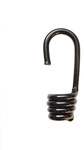 10 Spiralhaken 10mm für Gummiseil Expanderseil Kordel Seil Gummileine elastisches Seil für Planen Boote LKW Fahrrad Zelt Abdeckung Netz