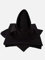Lemos Home Stoffserviette aus Baumwolle 45x45 cm Serviette 4 Stück (Schwarz)