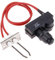 Aupoko Double Ignition Kit, 2 Outlets Push Button Electronic Igniter with High Spark Plug Wire Length 450 mm, Replacement for Gas Fireplace & Oven & Heater & Kitchen lgniter