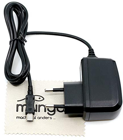 Chargeur Compatible avec Motorola Razr V3, V3i, V3xx, V6, Z3, Z6, Z8 (remplace Motorola CH700 / CH720) câble de Charge USB 1A OTB avec Chiffon de Nettoyage mungoo