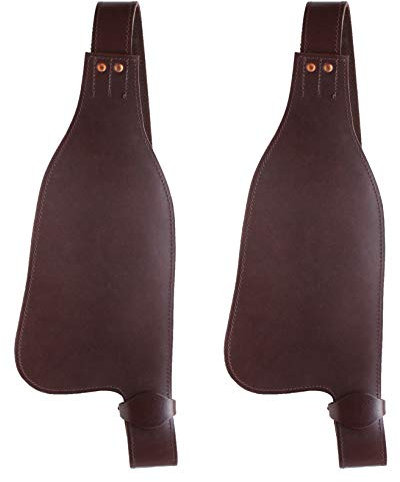 CHALLENGER Horse Western Leather Latigo Ersatzsattelkotflügel 5208
