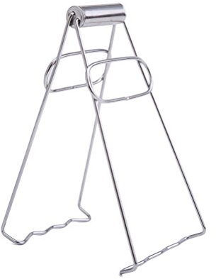 HEMOTON Stainless Steel Kitchen Plate Gripper Hot Dish Clamp Tongs Hot Dish Lifter Foldable Bowl Clip Kitchen Tools