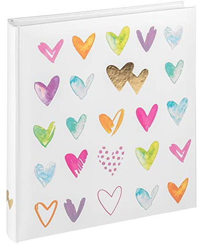 Walther design Book of Love Fotoalbum, weiß - bunt, 28 x 30,5 cm
