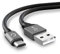 CELLONIC USB Kabel 2m kompatibel mit Xbox One Controller Ladekabel Micro USB auf USB A 2.0 Datenkabel 2A grau Nylon