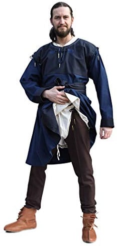 Battle-Merchant Beinlinge mit Nestelbändern, Herren | Mittelalter Hose, Gewandung, Baumwolle, Nestelspitzen, für Reenactment, LARP & Fantasy Cosplay, Kostüm