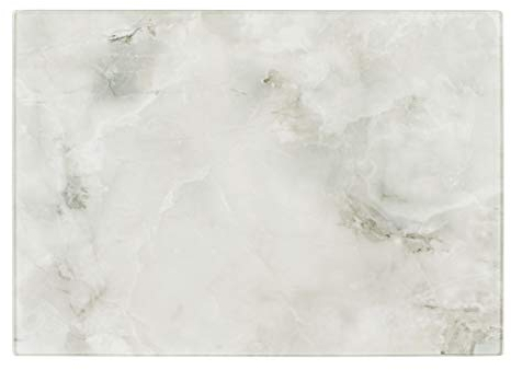 Tala Onyx Design Arbeitsflächenschutz aus gehärtetem Glas, rutschfest, multifunktional, Maße: 30 x 40 x 0,4 mm, groß