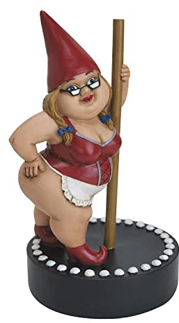 Yagosodee Gartenzwerg Statue Deko, Gartendeko Figuren Kleine Gartenzwerge Lustig für außen, Gartenzwerg Statue Ornament Gartenzwerge aus Kunstharz Wetterfest für Rasenveranda Hof Balkon, 13cm × 7cm