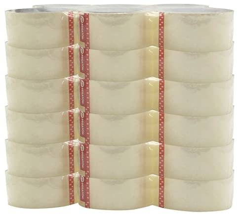 various Cinta Embalaje Cinta Adhesiva (48mm 100m) para Embalar Paquetes y Cajas de Envíos y Mudanzas Color Precinto Tranparente 36 Rollo