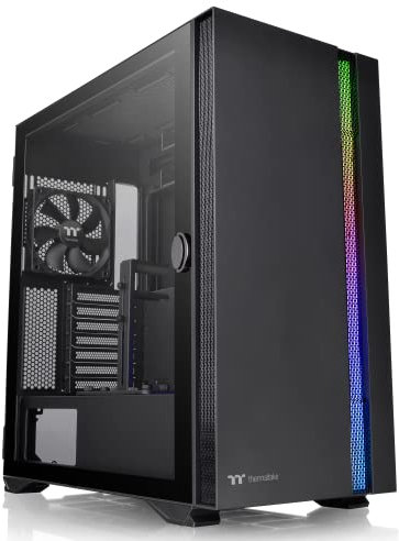 Thermaltake H700 TG Negro Mid Tower ARGB Vidrio Templado Caja de Computadora Chasis CA-1Y1-00M1WN-00