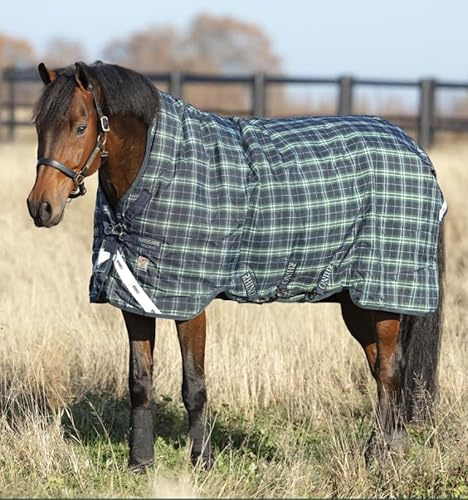 Horseware Rhino WUG 450g Heavy VARI- Layer Regendecke Hunter Check (145)
