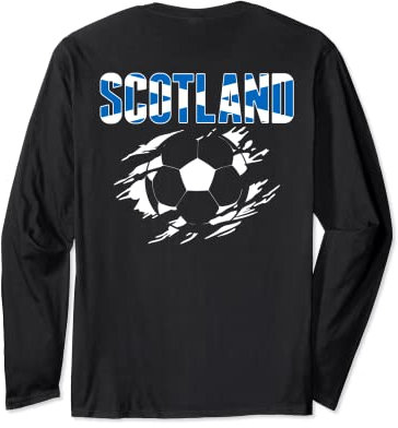 Schottland-Fußball-Fans Trikot – schottische Fußball-Fans Langarmshirt