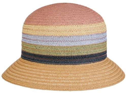 Mayser Susanne Strohhut Glockenhut Multicolour Made in EU Damen Sommer Winter Natur One Size